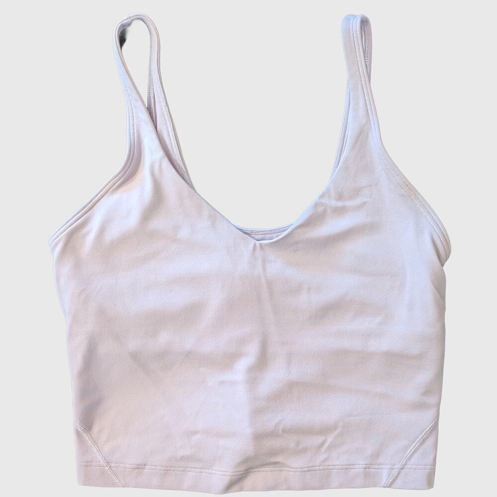 Lululemon Align Tank Top Size 6 Lavender Dew Purple Built In Bra Yoga